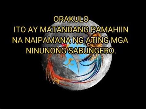 orakulo sabong|ROLLY RAMOS: LUNAR COCKING CALENDAR .